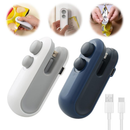 Kit Mini Máquina Seladora Recarregável Para Embalagens Plásticas - Selagem Rápida/ Alta Qualidade